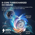 ❄️ Ventilateur de Cou Portable Rechargeable 8000 mAh – Ultra Puissant, Silencieux & Autonomie Longue Durée !