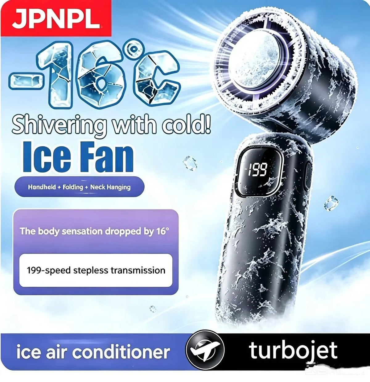 ❄️ Ventilateur de Cou Portable Rechargeable 8000 mAh – Ultra Puissant, Silencieux & Autonomie Longue Durée !