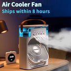 ❄️ Climatiseur d'Air Portable 3-en-1 – Rafraîchisseur, Ventilateur & Brumisateur Ultra Silencieux !