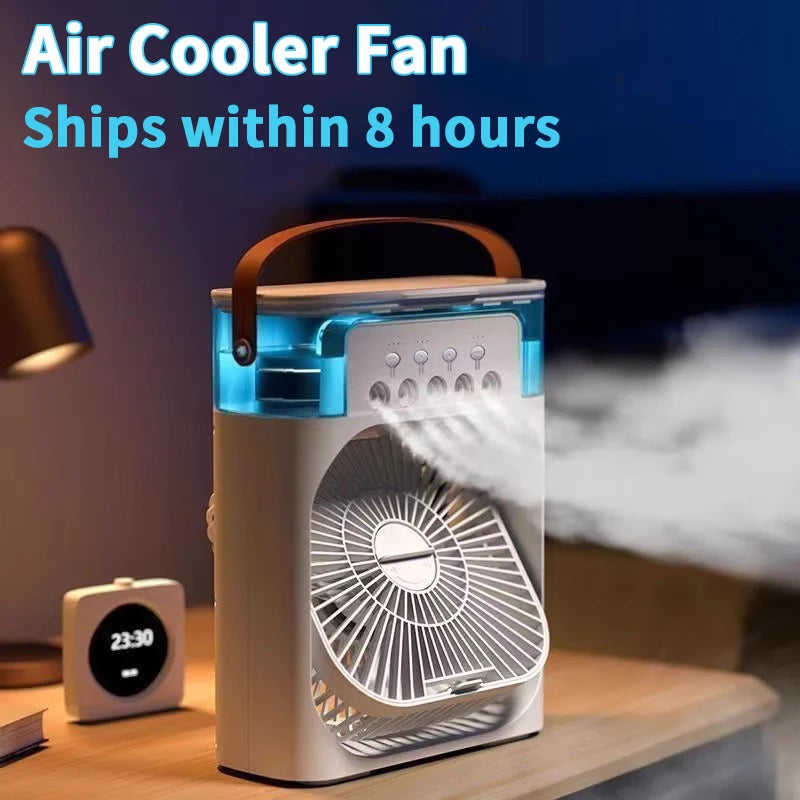 ❄️ Climatiseur d'Air Portable 3-en-1 – Rafraîchisseur, Ventilateur & Brumisateur Ultra Silencieux !
