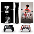 Skin PS5 Slim CR7 – Sticker Vinyle pour Console et 2 Manettes DualSense