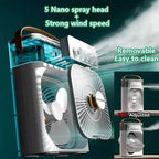 ❄️ Climatiseur d'Air Portable 3-en-1 – Rafraîchisseur, Ventilateur & Brumisateur Ultra Silencieux !
