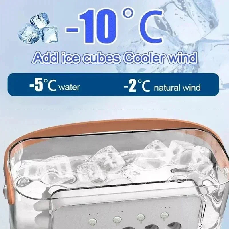 ❄️ Climatiseur d'Air Portable 3-en-1 – Rafraîchisseur, Ventilateur & Brumisateur Ultra Silencieux !