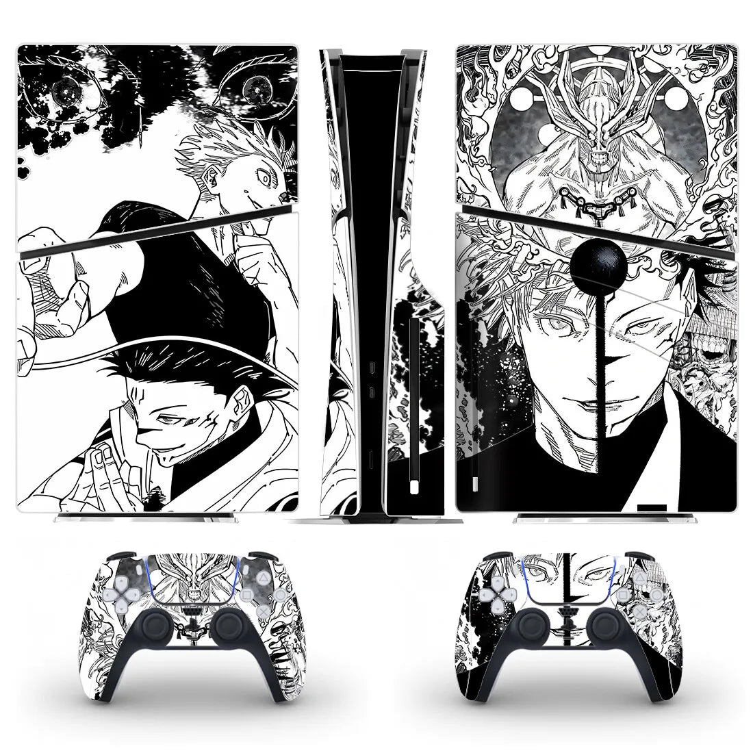 Anime Jujutsu Kaisen Gojo PS5 Slim Disc Skin Sticker Decal Cover for Console and Controllers PS5 Slim Disk Skin Sticker Vinyl