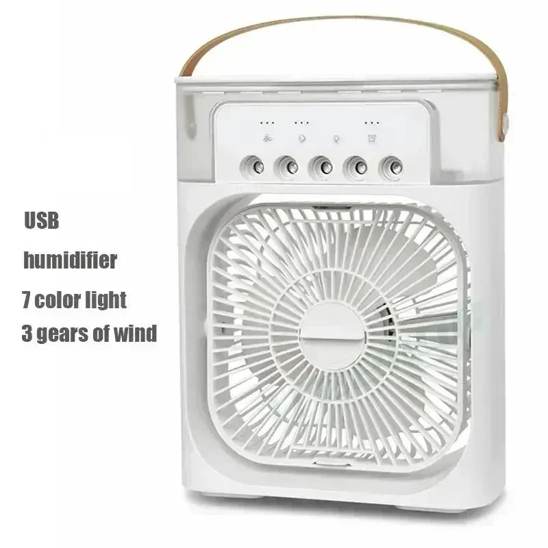 ❄️ Climatiseur d'Air Portable 3-en-1 – Rafraîchisseur, Ventilateur & Brumisateur Ultra Silencieux !