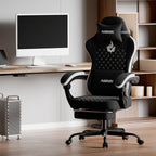 Chaise Gaming Ergonomique SUKIDA – Dossier Haut, Repose-tête & Lombaire, Accoudoirs, Roulettes