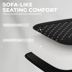 Chaise Gaming Ergonomique SUKIDA – Dossier Haut, Repose-tête & Lombaire, Accoudoirs, Roulettes