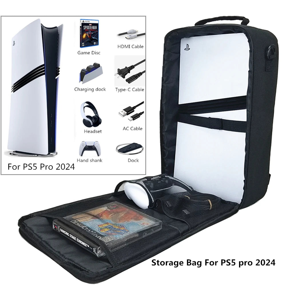 Sac à dos de transport PS5 / PS5 Slim / PS5 Pro – Protection anti-choc BUBM