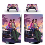 🎮 Skin PS5 + 2 Manettes GTA 6 – Vinyle Haute Qualité, Style Unique