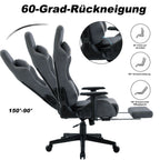 Andyou Gaming Chair, Computer Chair with Footrest, Headrest,  Lumbar Support, Height Adjustable Ergonomic PC Chair