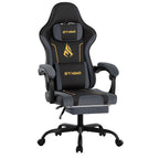 Chaise Gaming SYMINO – Ergonomique avec Repose-pieds, Coussin Latex, Capacité 130 kg
